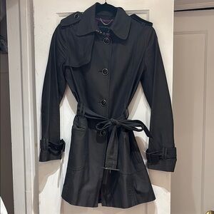 Dark Gray Banana Republic Trench Coat